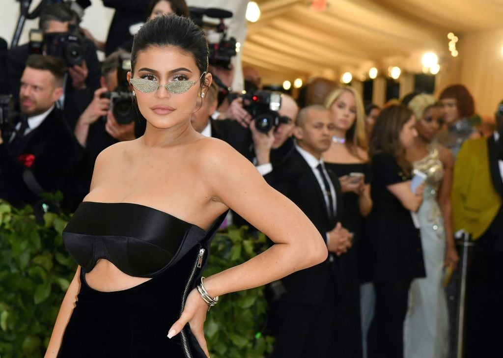 Kylie Jenner arrives for the 2018 Met Gala