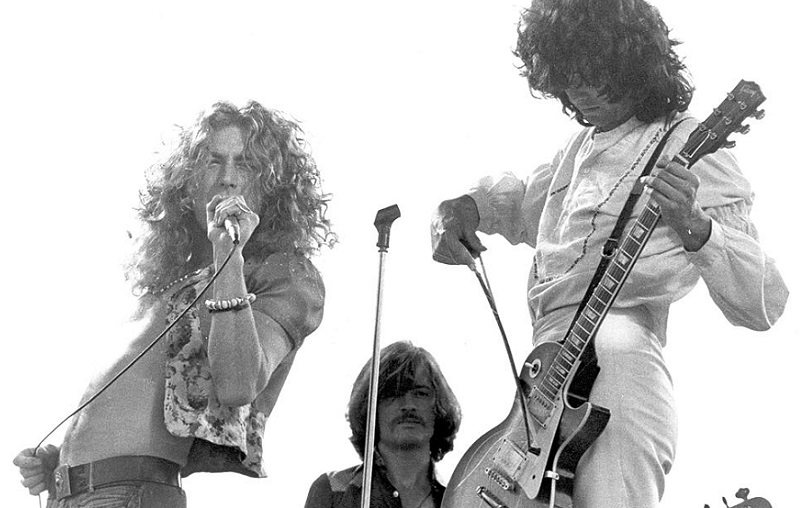 Led Zeppelin playing San Francisco in 1973