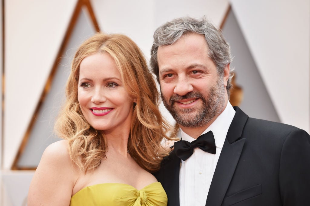 Actor Leslie Mann (L) and director Judd Apatow attend the 89th Annual Academy Awards at Hollywood & Highland Center on February 26, 2017 in Hollywood, California.  