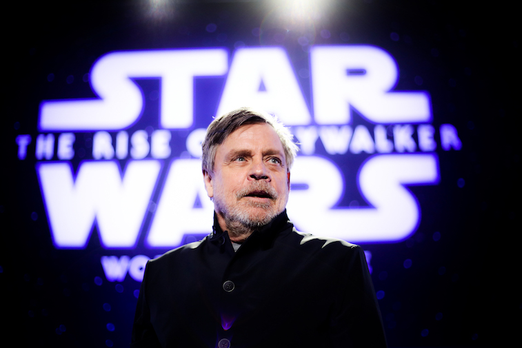 Mark Hamill on the red carpet