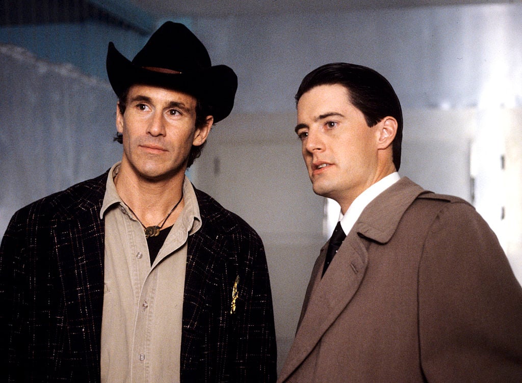 Michael Ontkean and Kyle MacLachlan in Twin Peaks