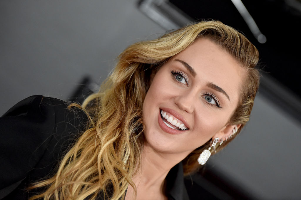 Miley Cyrus attends the 61st Annual GRAMMY Awards at Staples Center on February 10, 2019 in Los Angeles, California. 