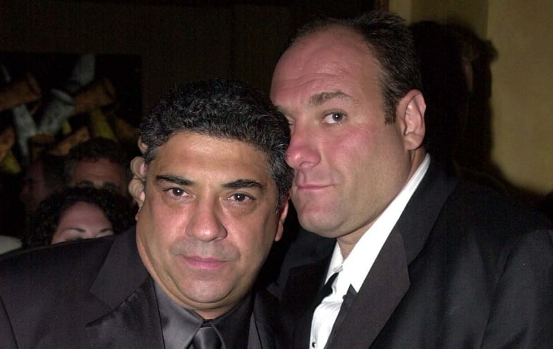 Vincent Pastore and James Gandolfini