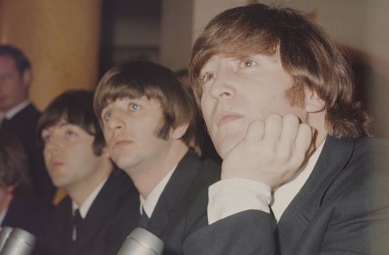 A 1965 Beatles press conference