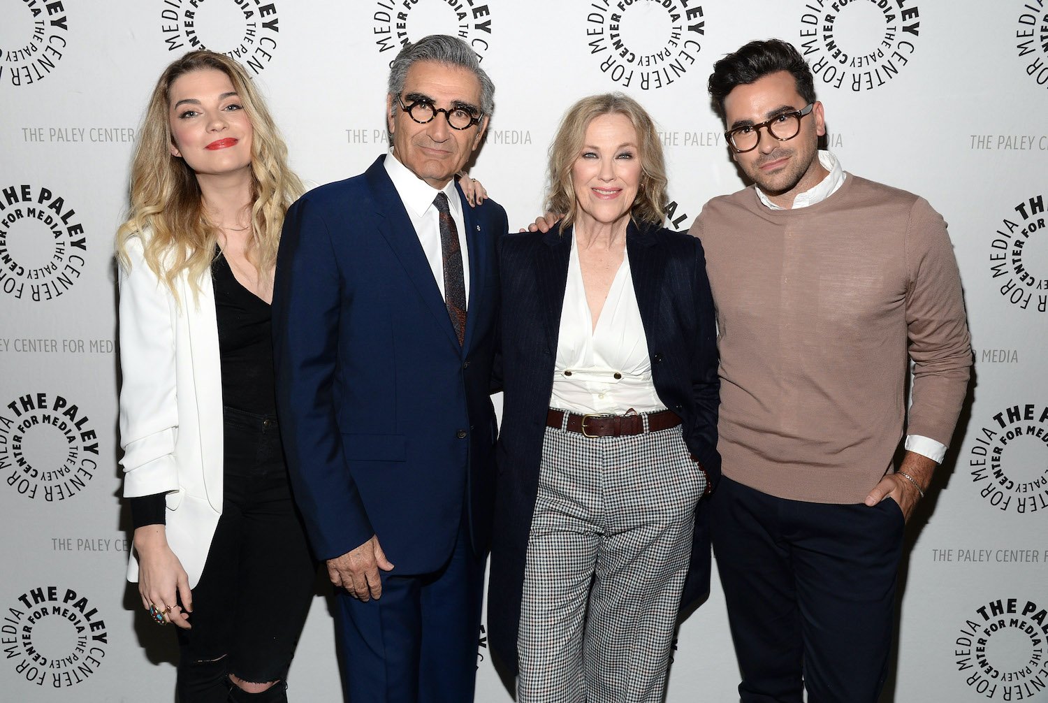'Schitt's Creek' stars Annie Murphy, Eugene Levy, Catherine O'Hara, and Daniel Levy attend The Paley Center For Media Presents An Evening With "Schitt's Creek"