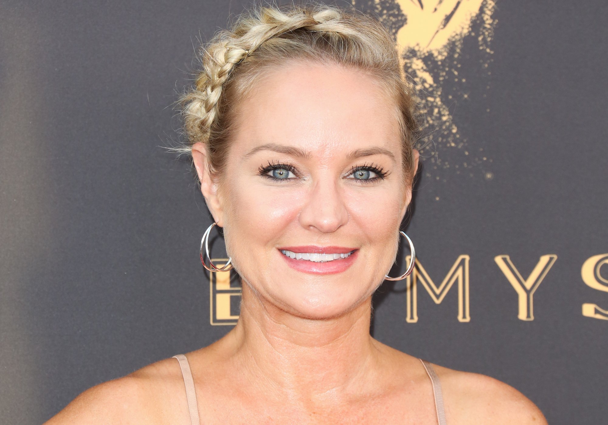 Sharon Case on the red carpet