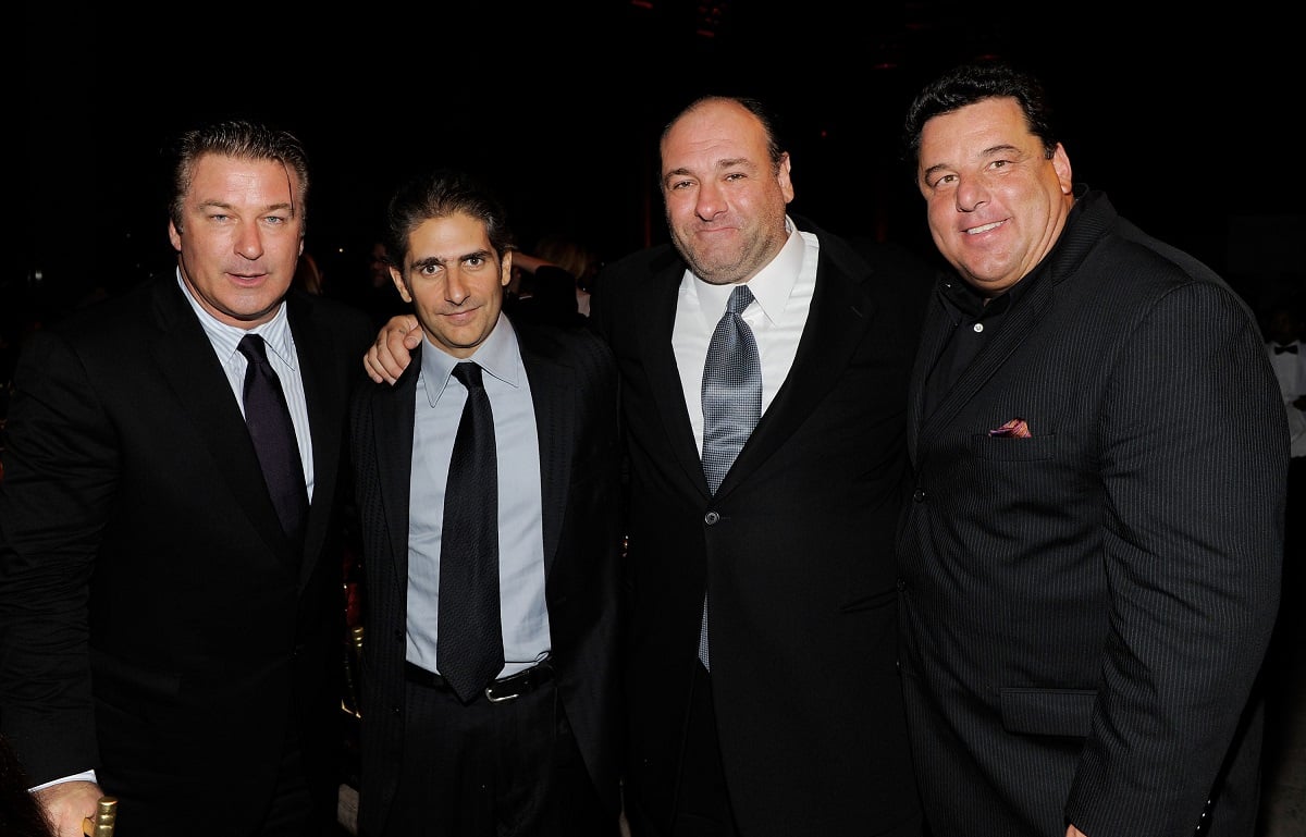 'Sopranos' posing with Alec Baldwin