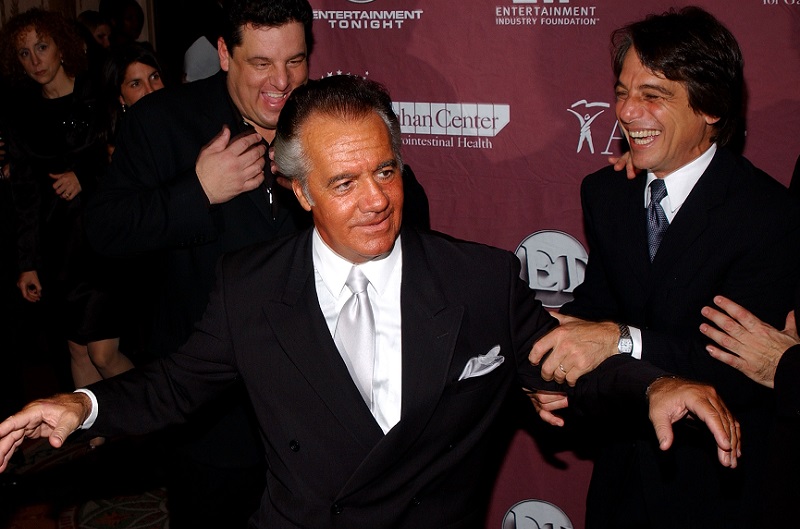 Tony Sirico and 'Sopranos' co-stars in 2002