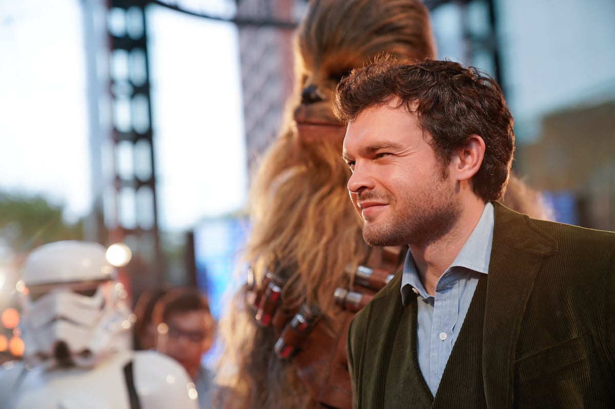 Alden Ehrenreich at the 'Solo: A Star Wars Story' premiere