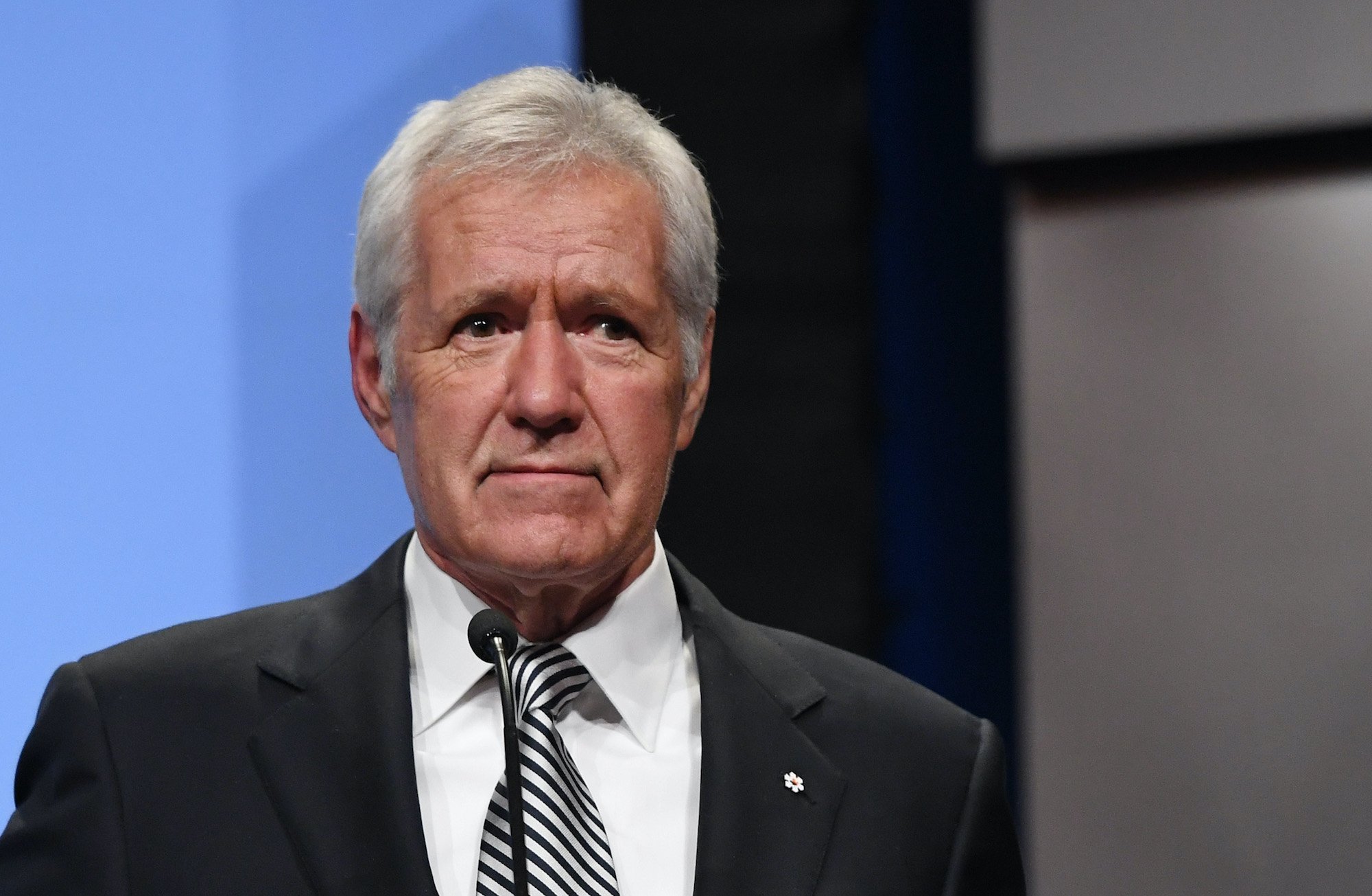 Alex Trebek attends 2018 NAB Achievement in Broadcasting