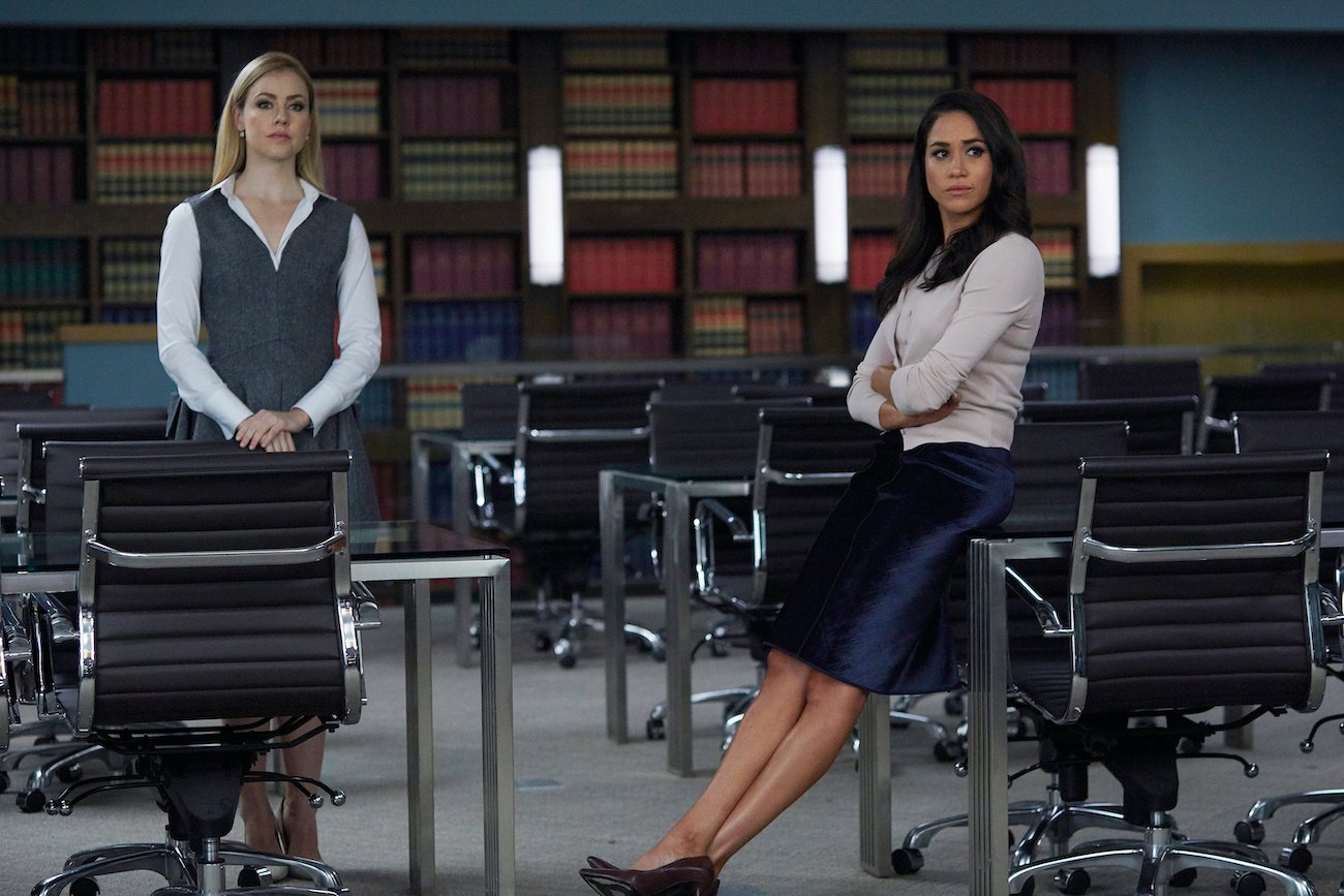 Amanda Schull and Meghan Markle in 'Suits'