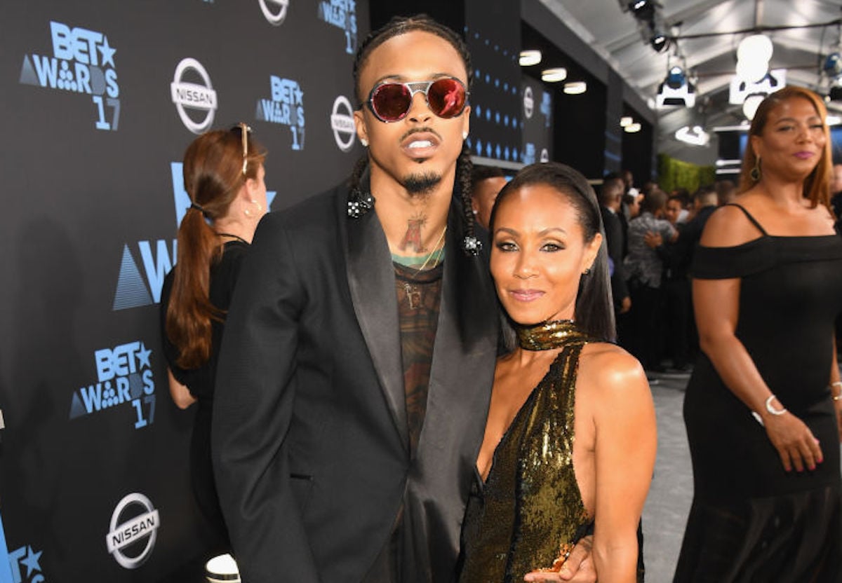 August Alsina and Jada Pinkett Smith together