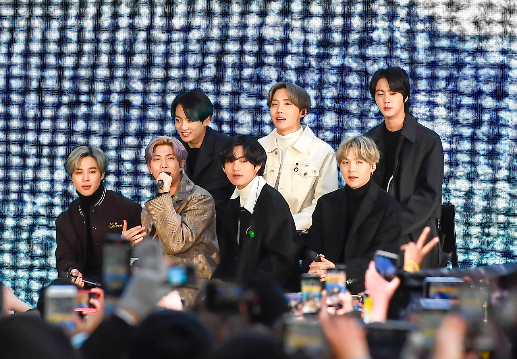 BTS seen at the 'Today Show'