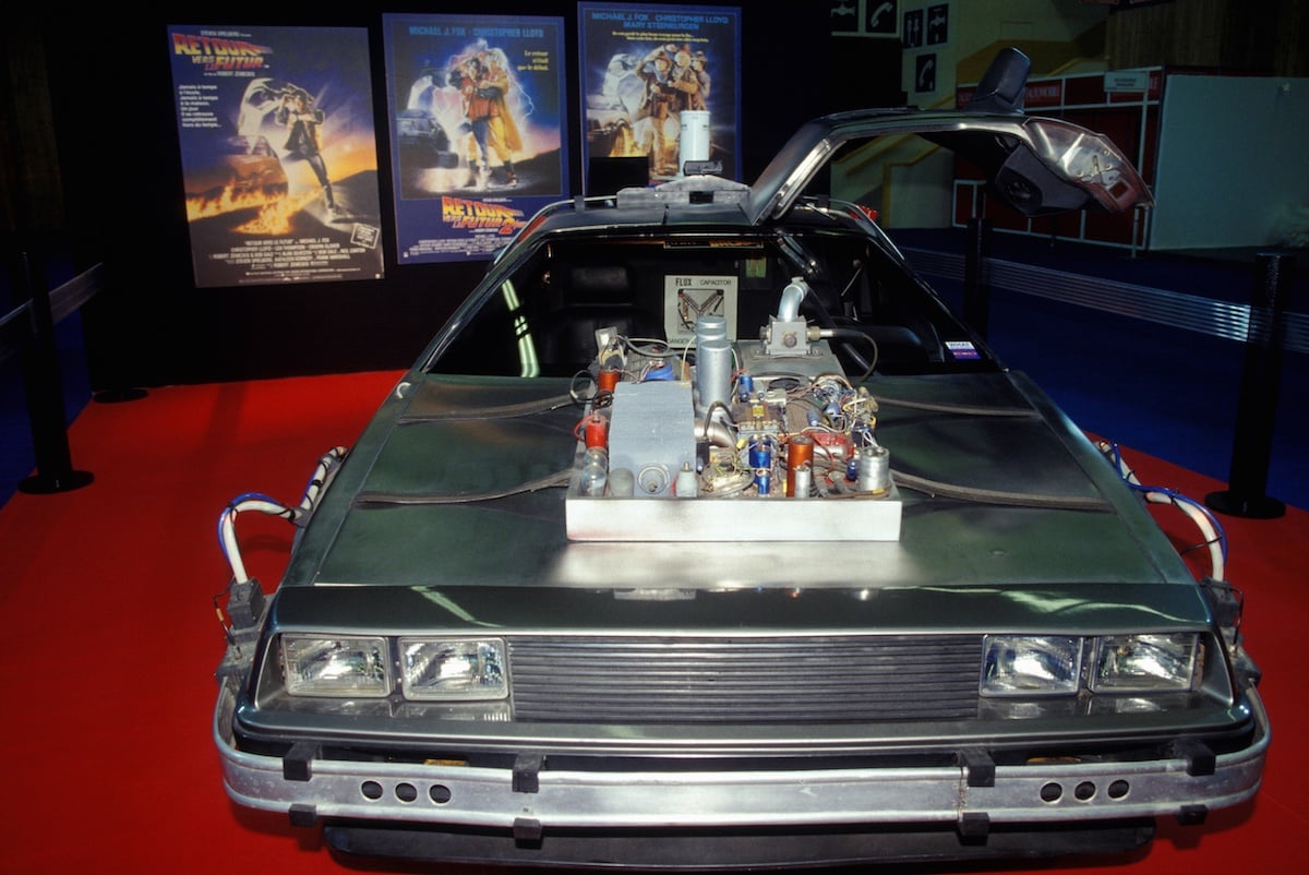 The De Lorean DMC 12 Model from 'Back To The Future'