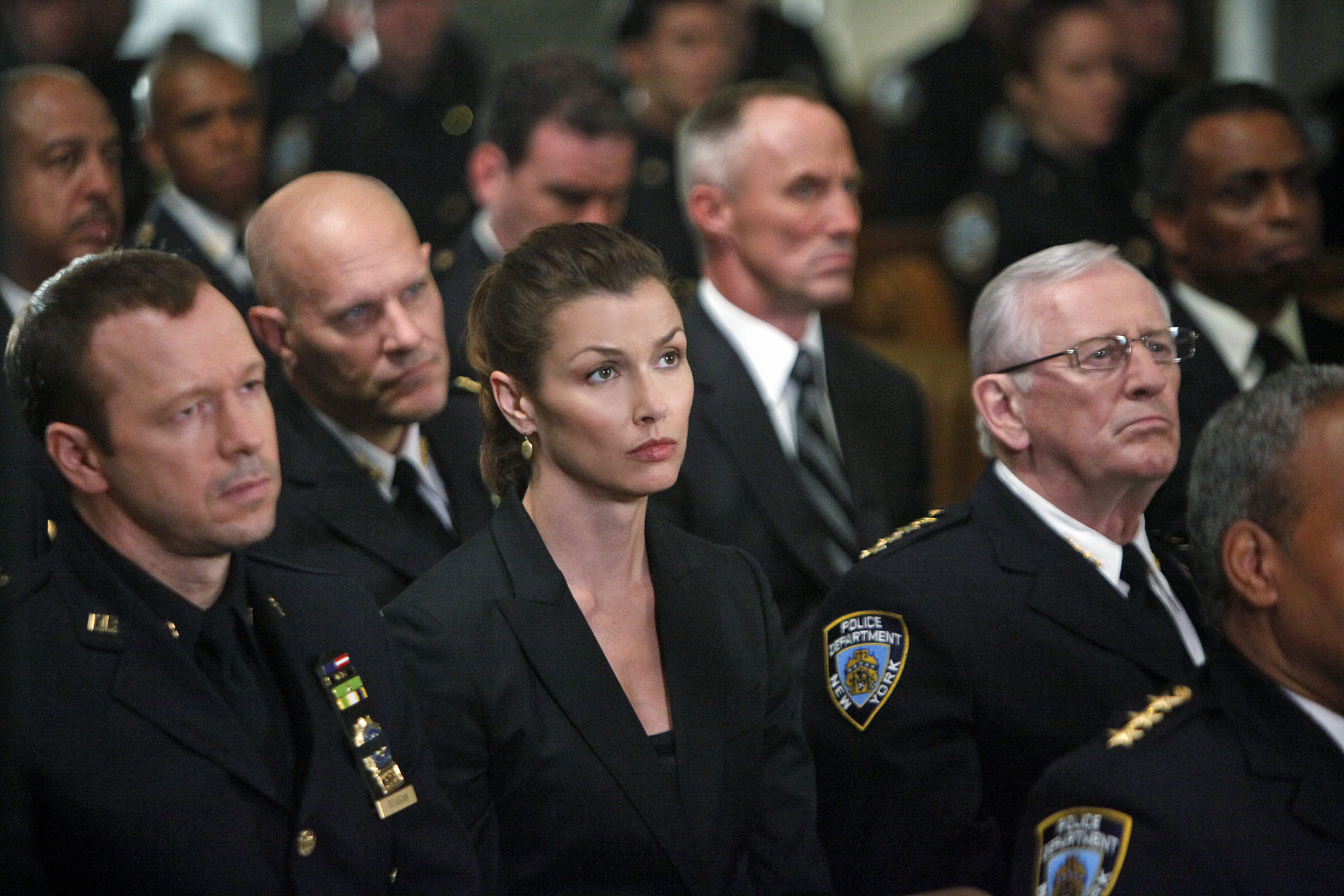 The Blue Bloods cast in season 1, episode 4, "Officer Down." | Craig Blankenhorn/CBS via Getty Images