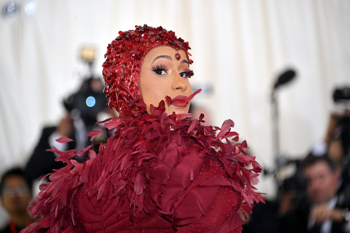 Cardi B on the red carpet