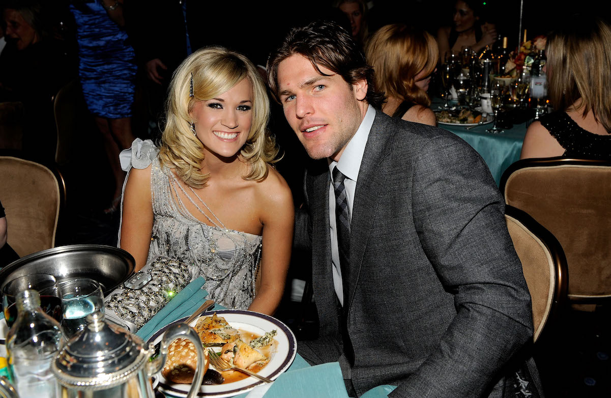 Carrie Underwood and Mike Fisher in 2010. 