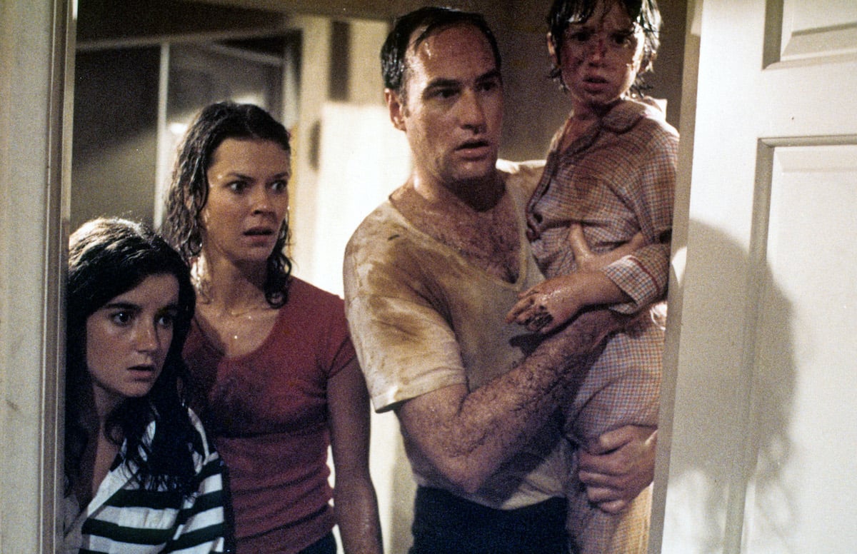 Cast of 'Poltergeist' in a scene from the movie