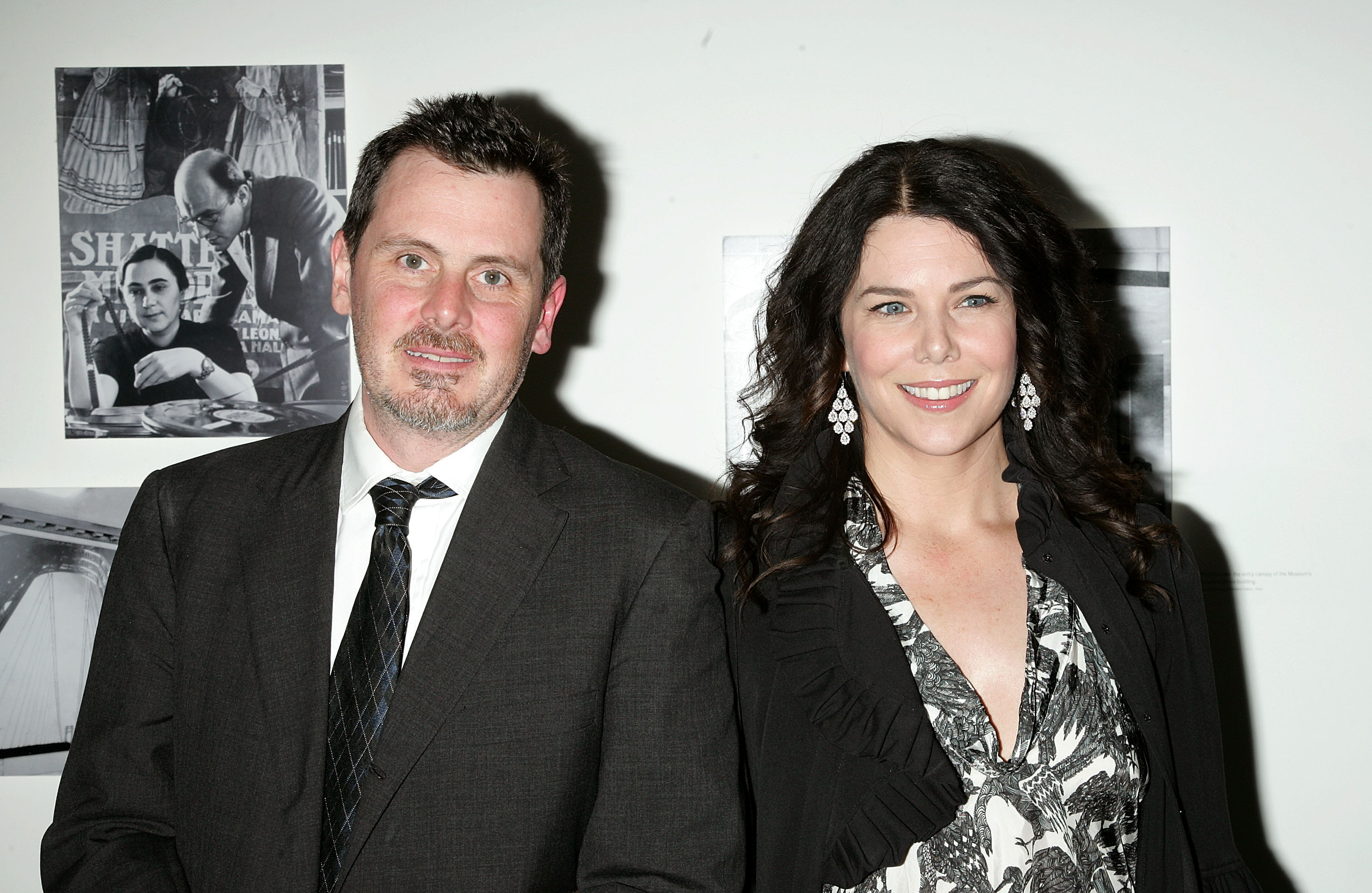 Chris Eigeman and Lauren Graham arrive at the "Turn the River" premiere at the Museum of Modern Art