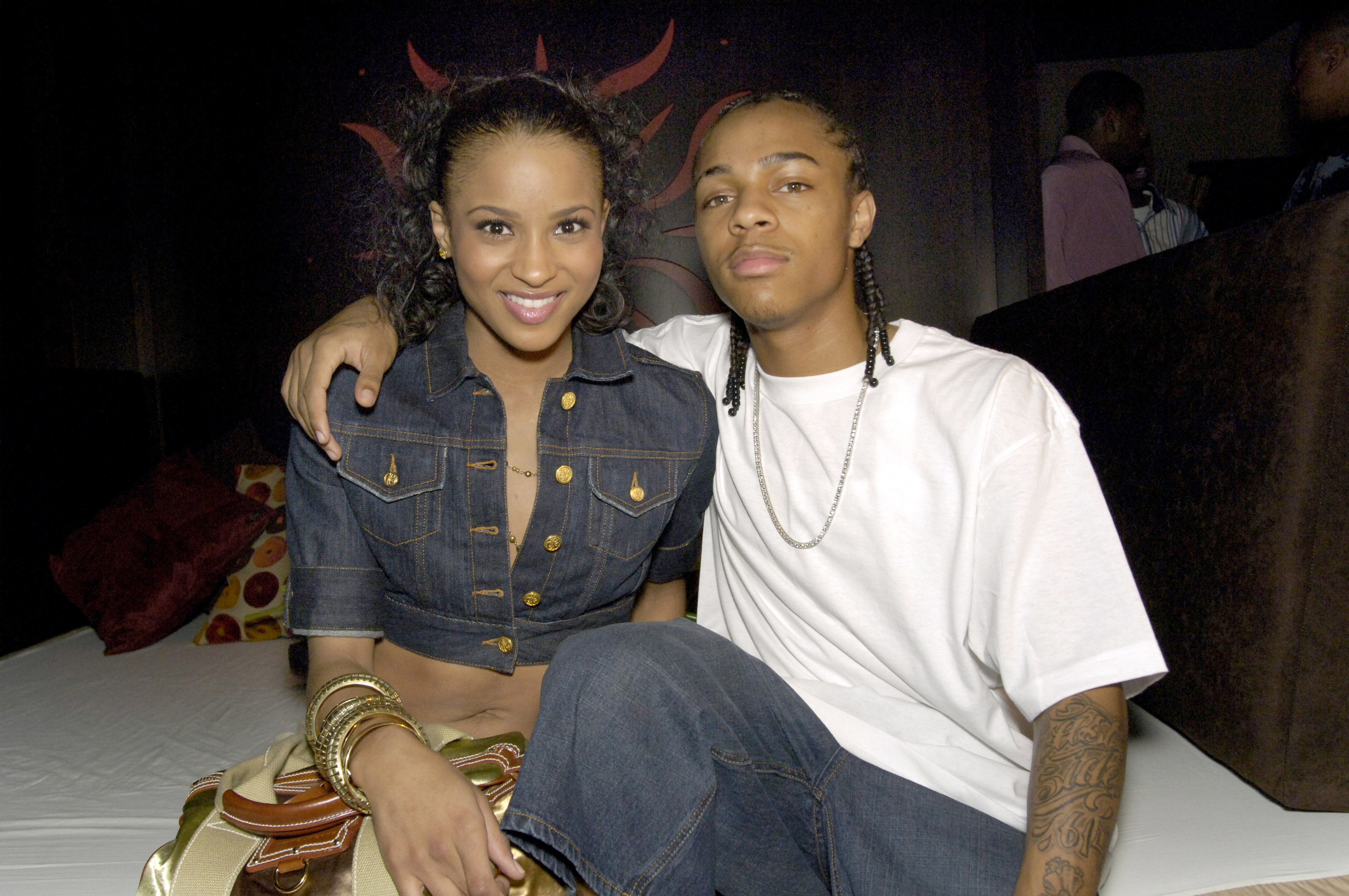 Ciara and Bow Wow at a party