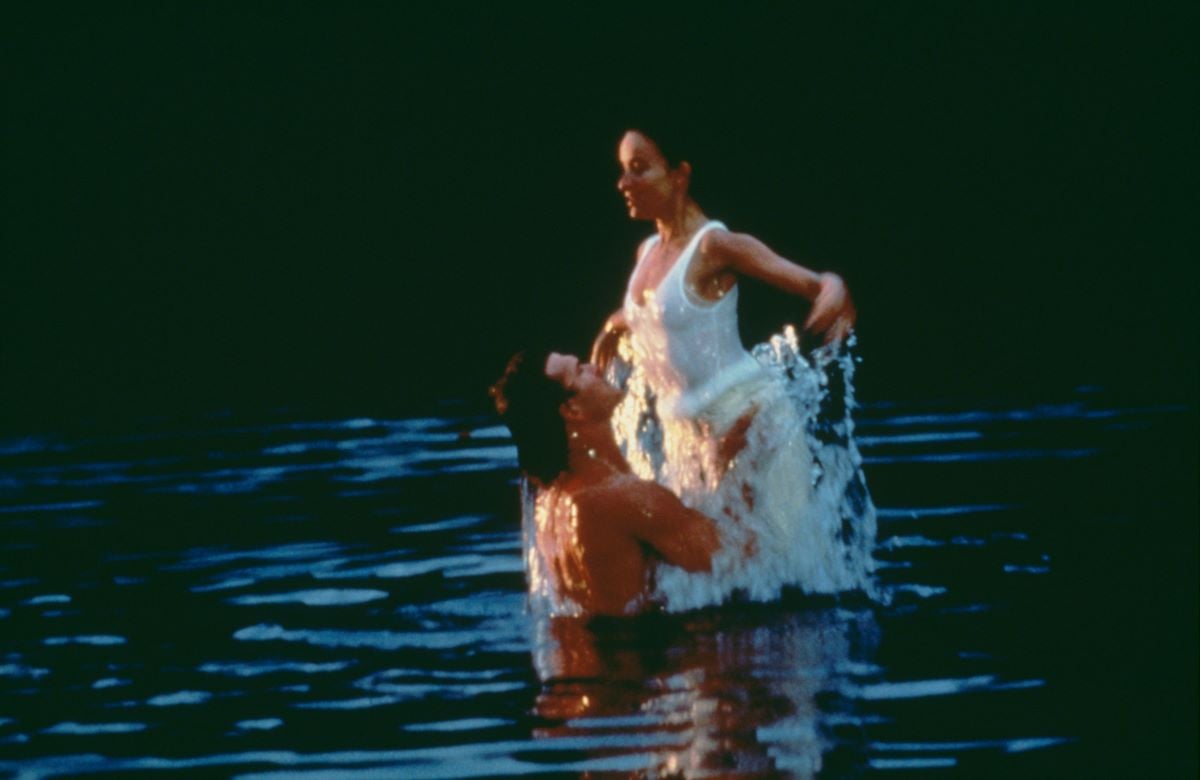 Patrick Swayze and Jennifer Grey