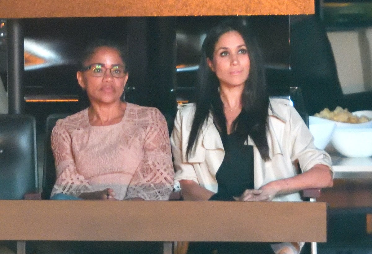 Doria Ragland and Meghan Markle are seen at the Closing Ceremony on day 8 of the Invictus Games Toronto 2017 at the Air Canada Centre on September 30, 2017 in Toronto, Canada.  The Games use the power of sport to inspire recovery, support rehabilitation and generate a wider understanding and respect for the Armed Forces. | Karwai Tang/W