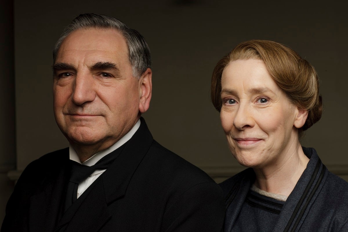 Downton Abbey: Phyllis Logan and Jim Carter
