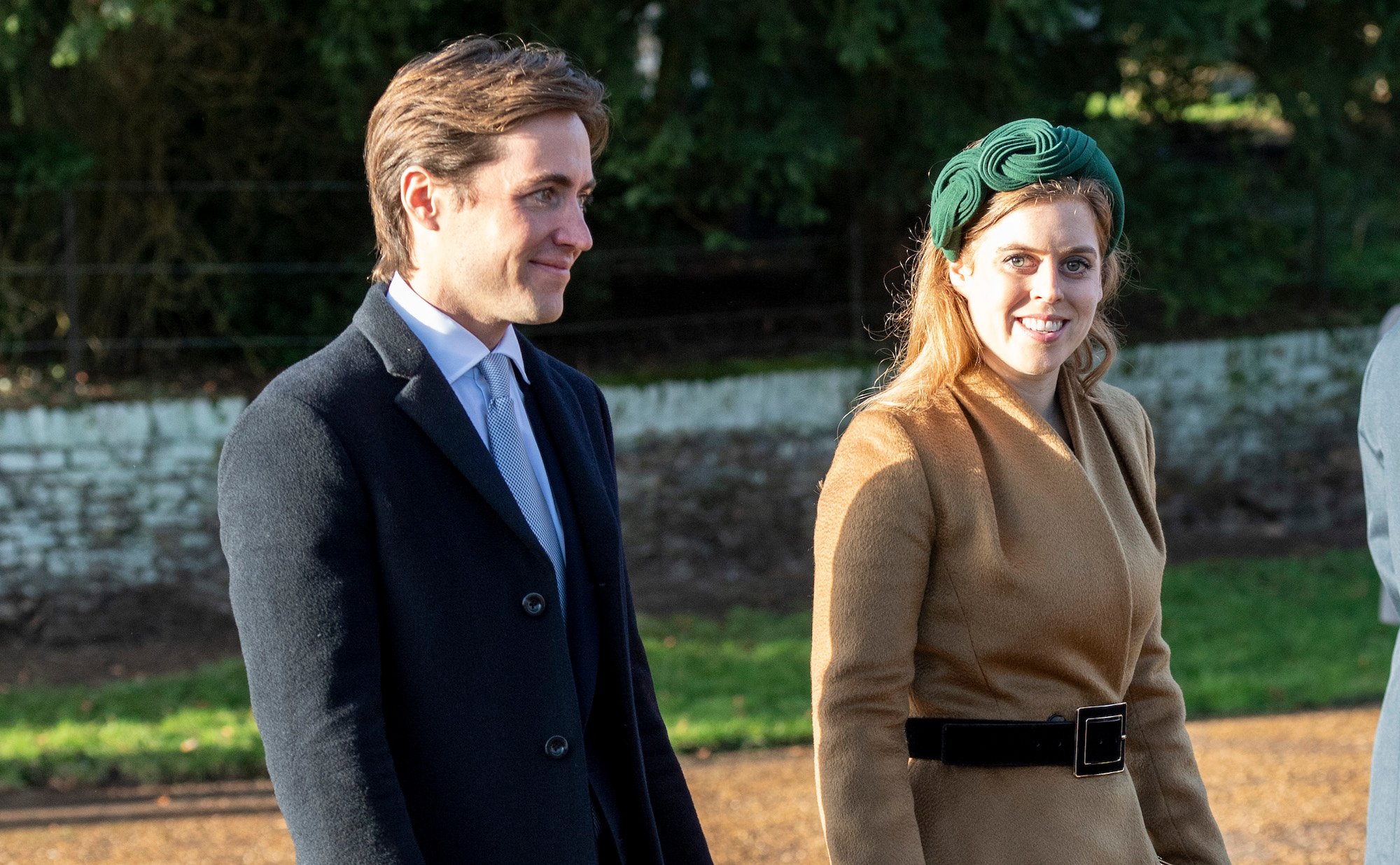 Edoardo Mapelli Mozziconi and Princess Beatrice attend Christmas Day church service, 2019