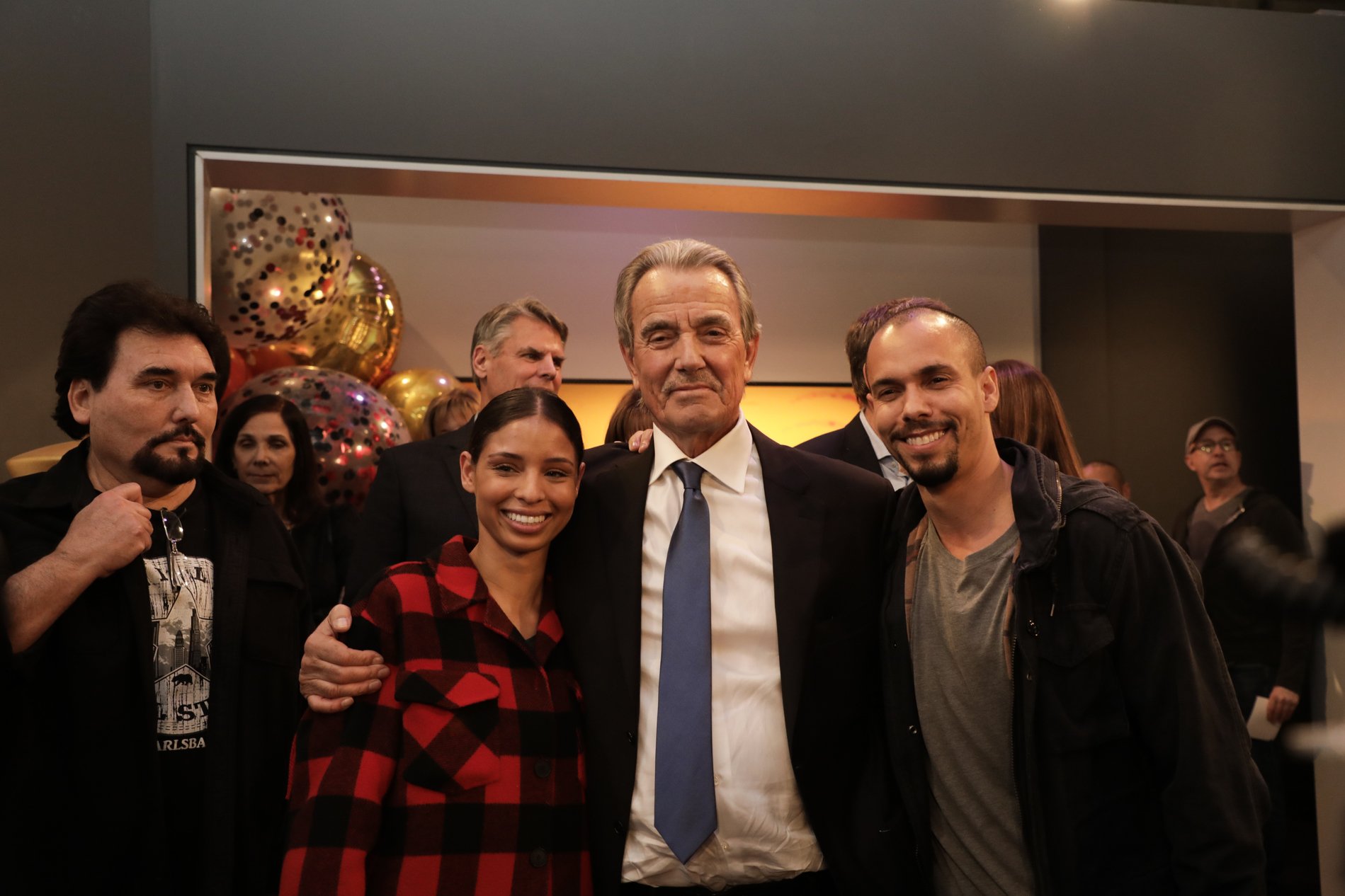 'The Young and the Restless' stars Eric Braeden, Brytni Sarpy, and Bryton James 07, 2020