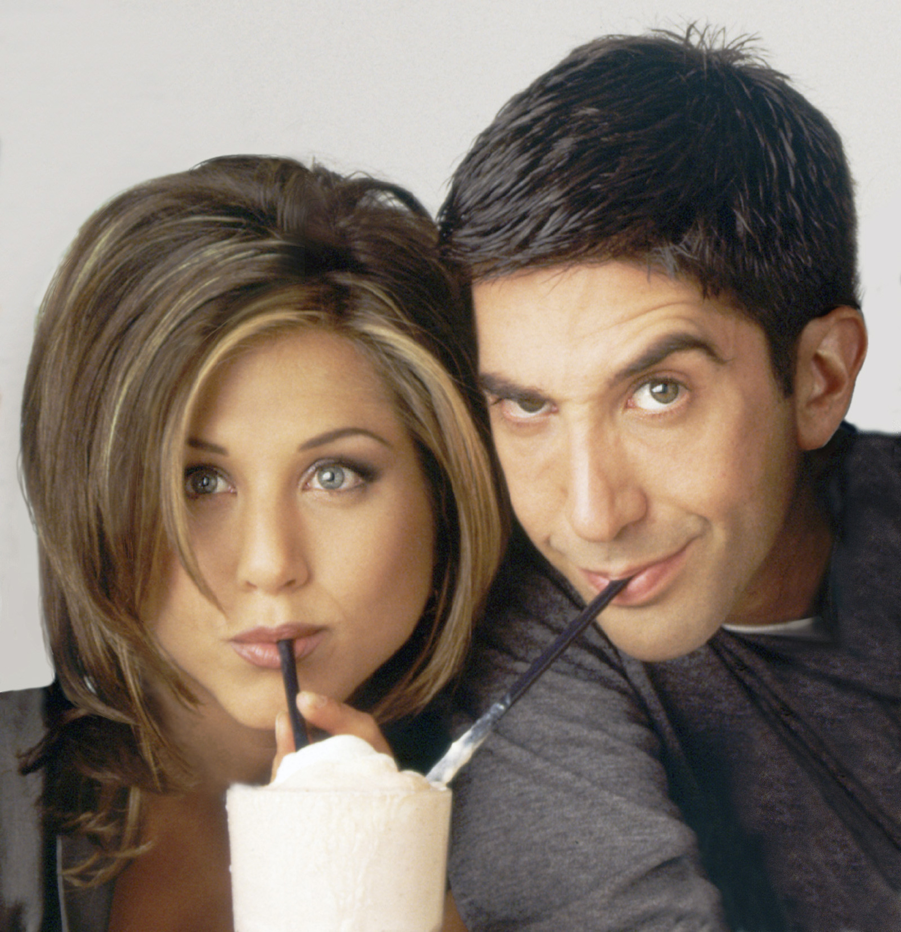 Friends: David Schwimmer and Jennifer Aniston