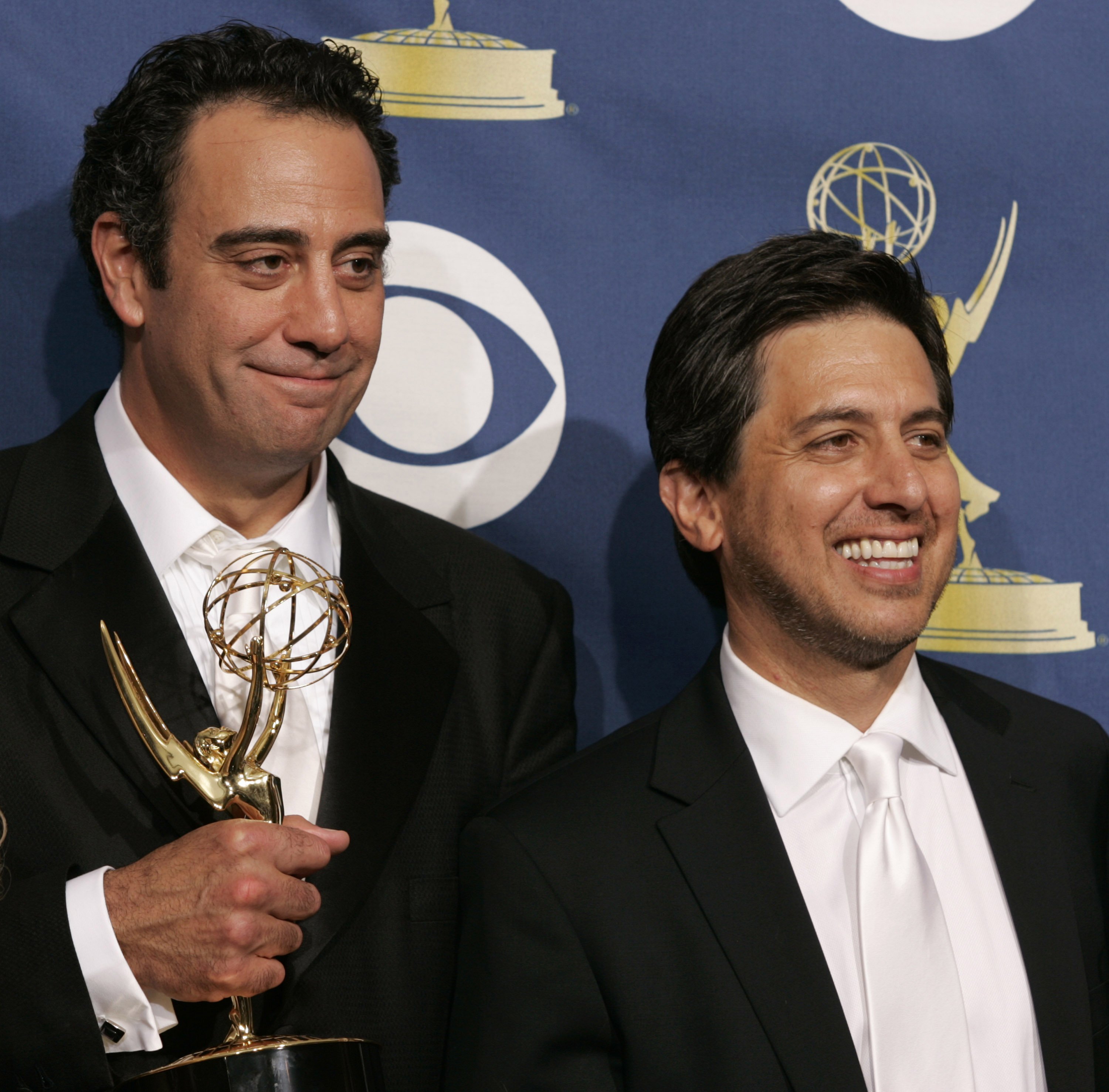 Brad Garrett (left) with Ray Romano