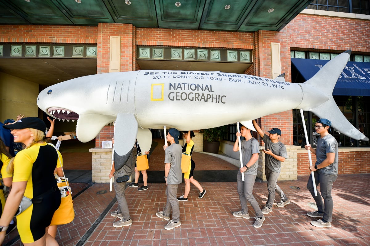 Nat Geo's SharkFest, at Comic-Con International in 2019