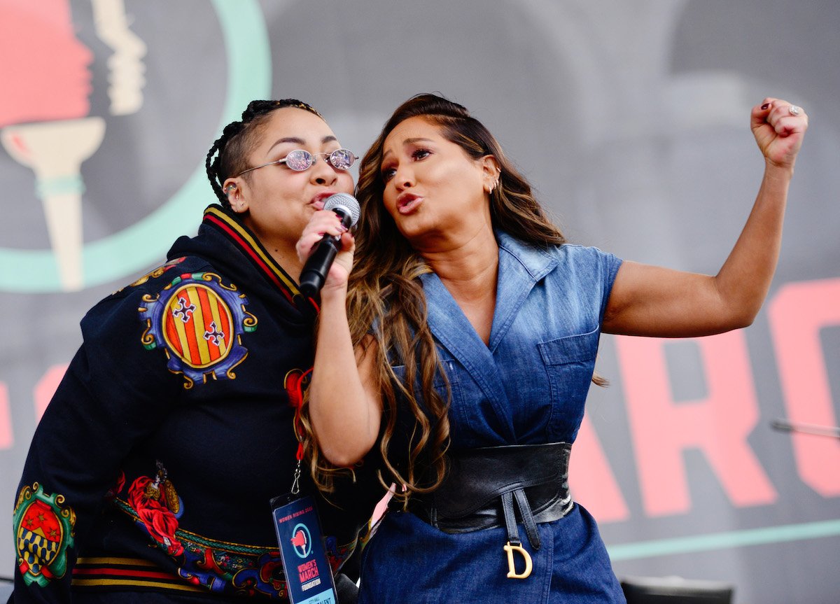 Raven-Symoné and Adrienne Bailon Houghton