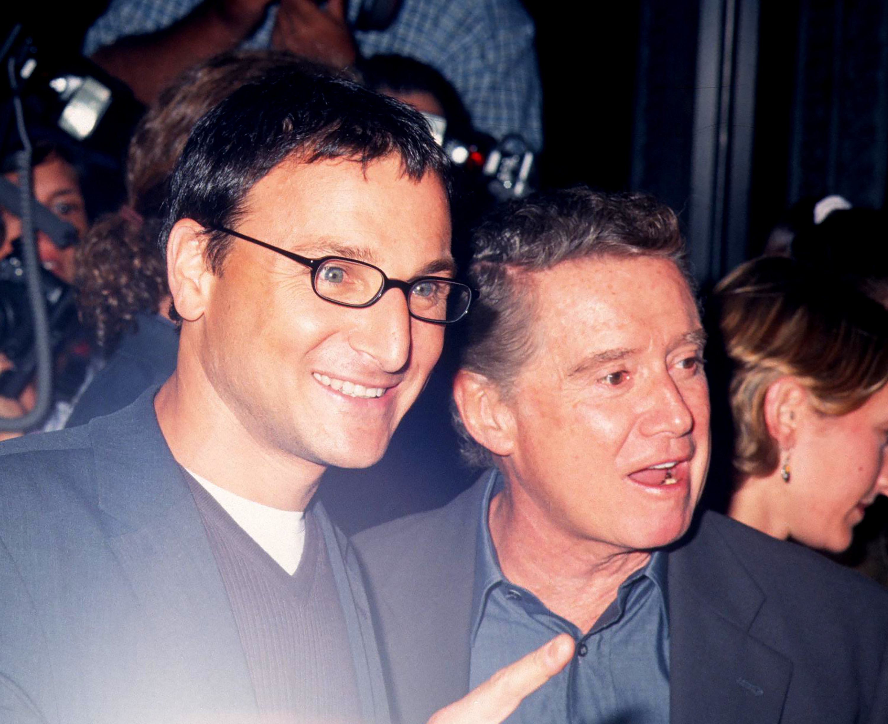 Michael Gelman (left) with Regis Philbin