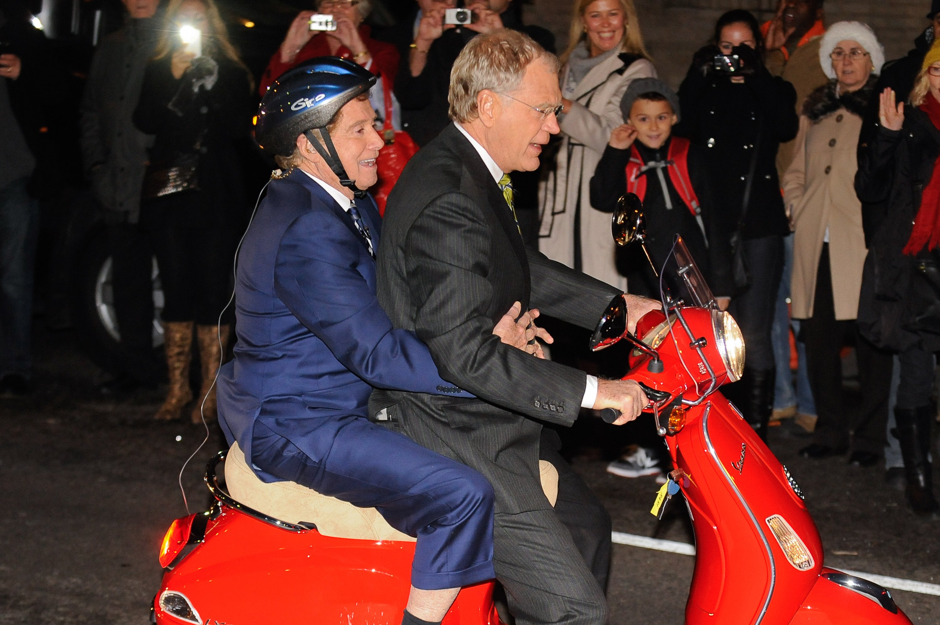 Regis Philbin and David Letterman 