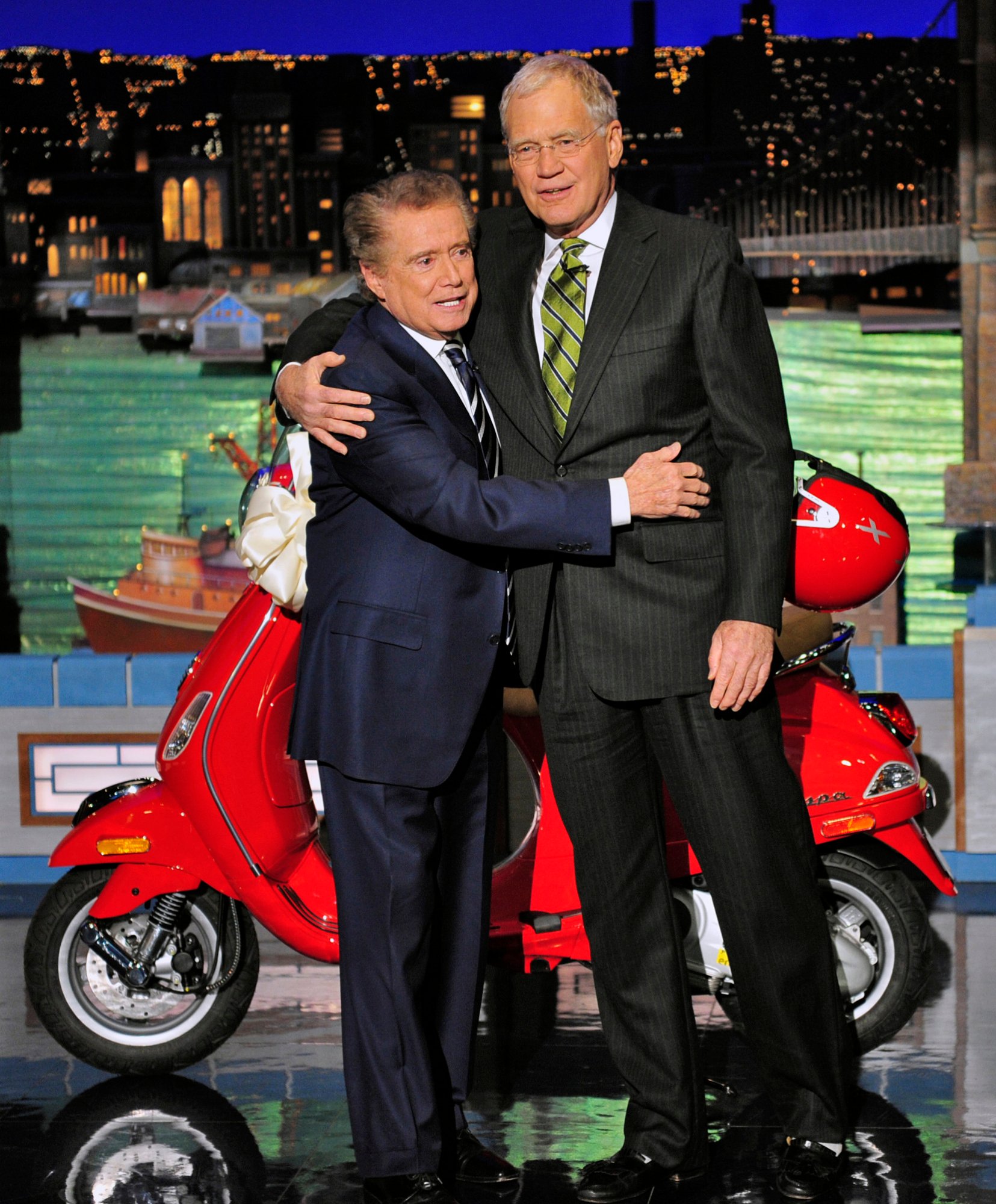 Regis Philbin and David Letterman