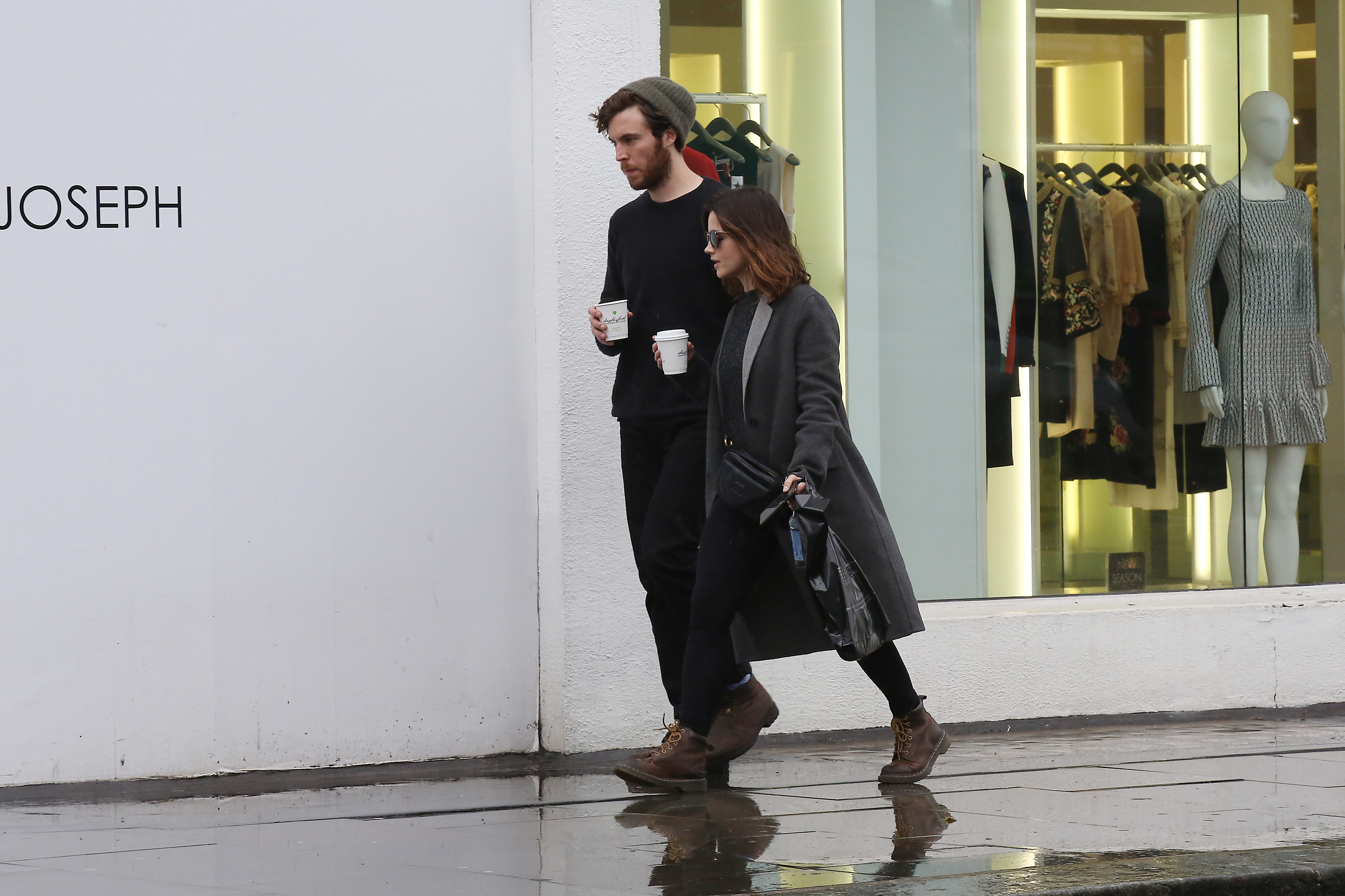 Jenna Coleman and Tom Hughes in 2017