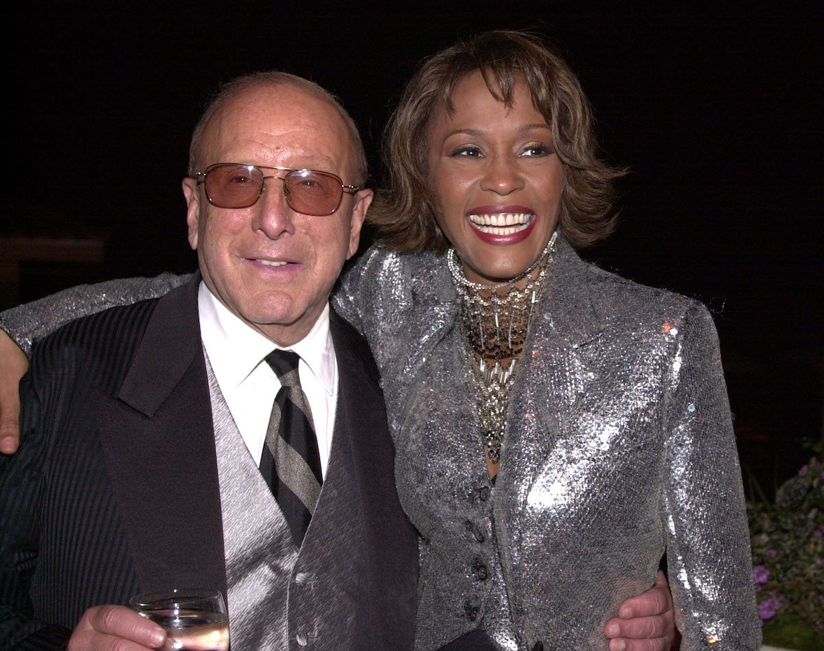 Clive Davis and Whitney Houston