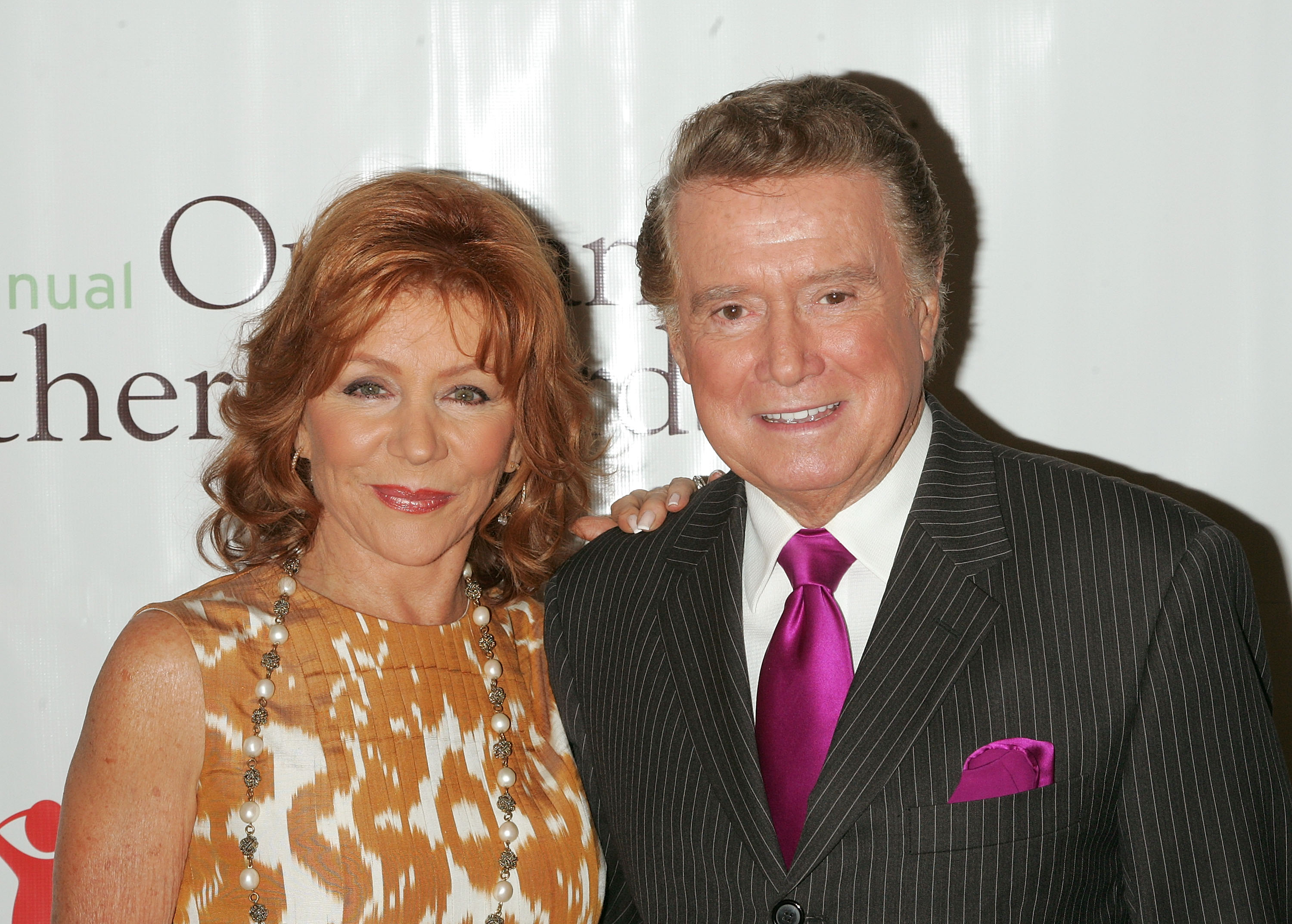 Regis Philbin (right) and his wife, Joy
