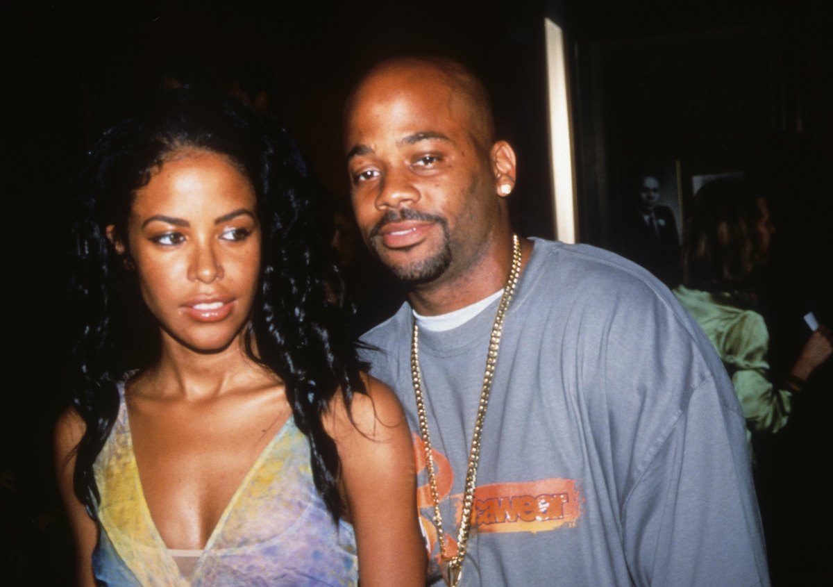 Aaliyah and Damon Dash