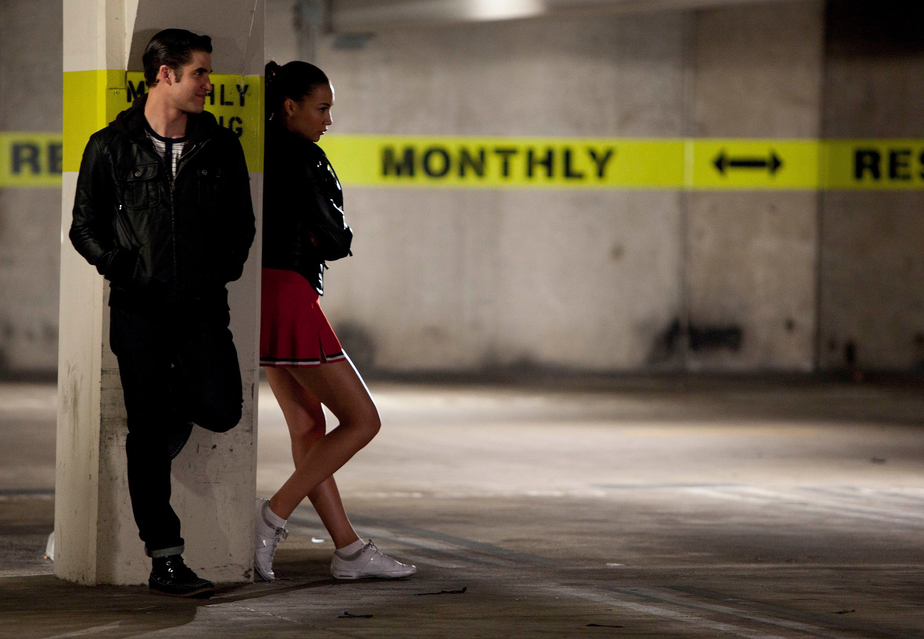 'Glee' stars Darren Criss and Naya Rivera