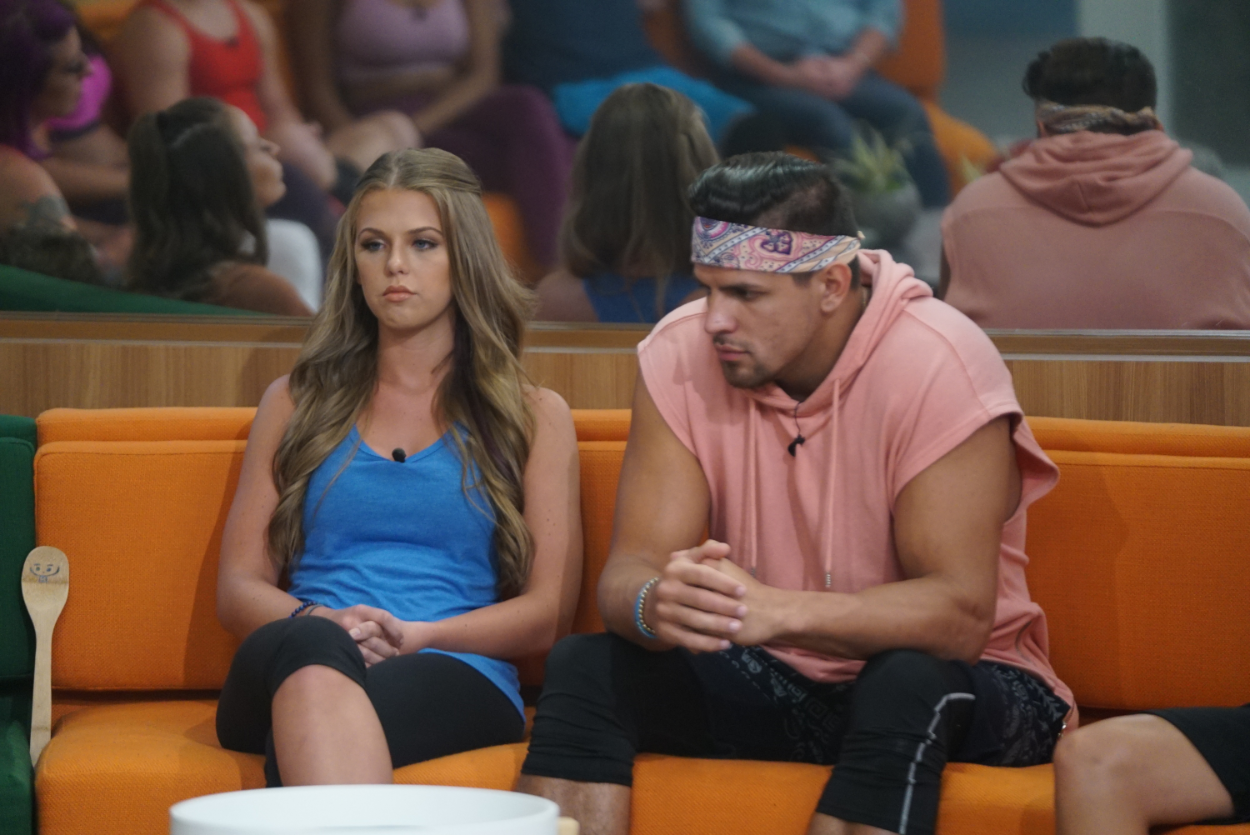 Haleigh Broucher and Faysal Shafaat await the 4th live eviction on 'Big Brother'