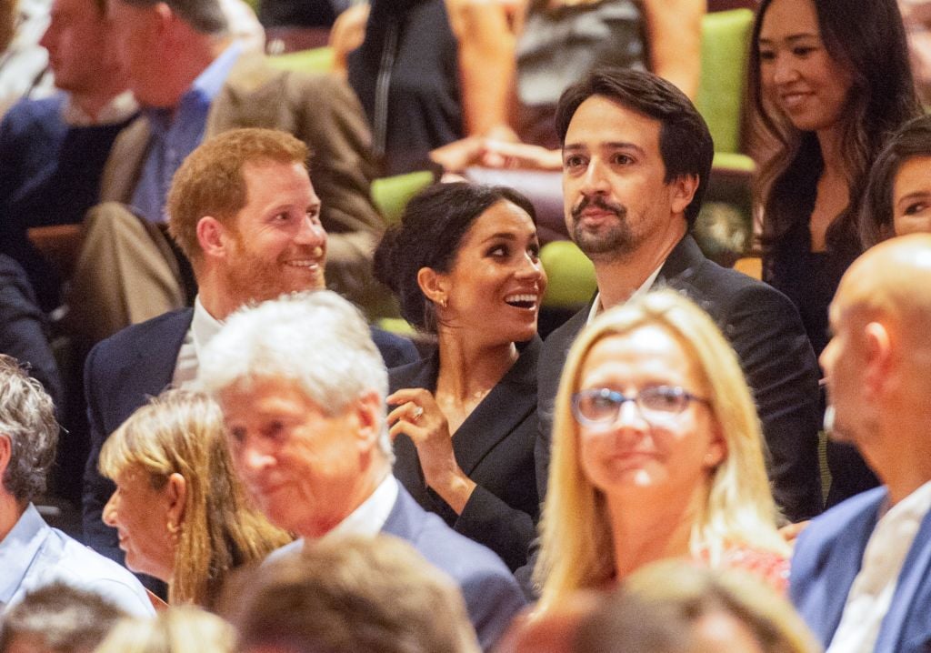 Harry, Meghan, and Lin-Manuel Miranda