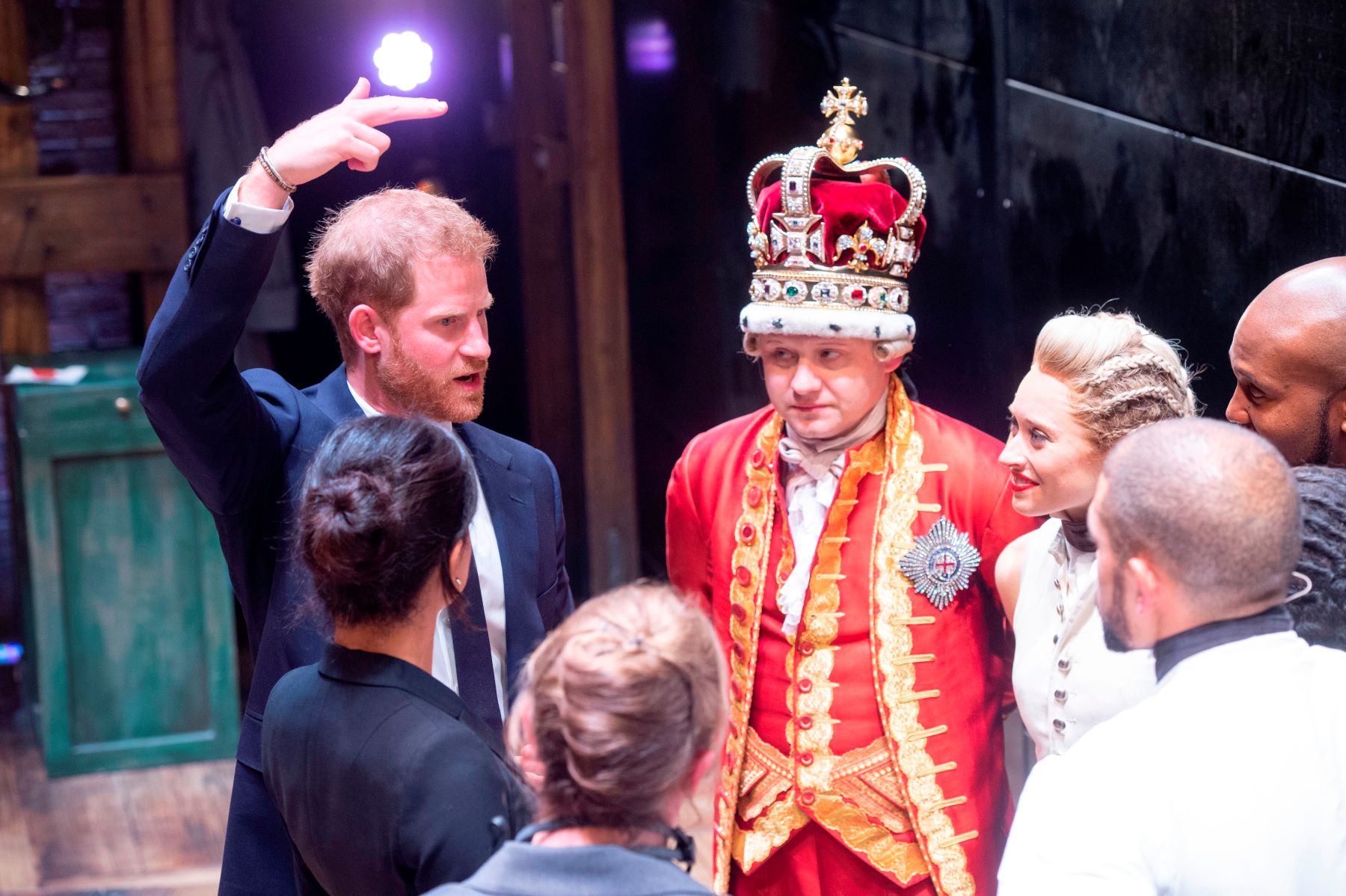 Prince Harry and Meghan at Hamilton Performance