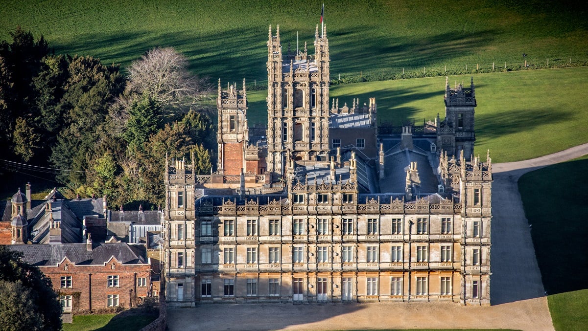 Highclere Castle, filming location of 'Downton Abbey'
