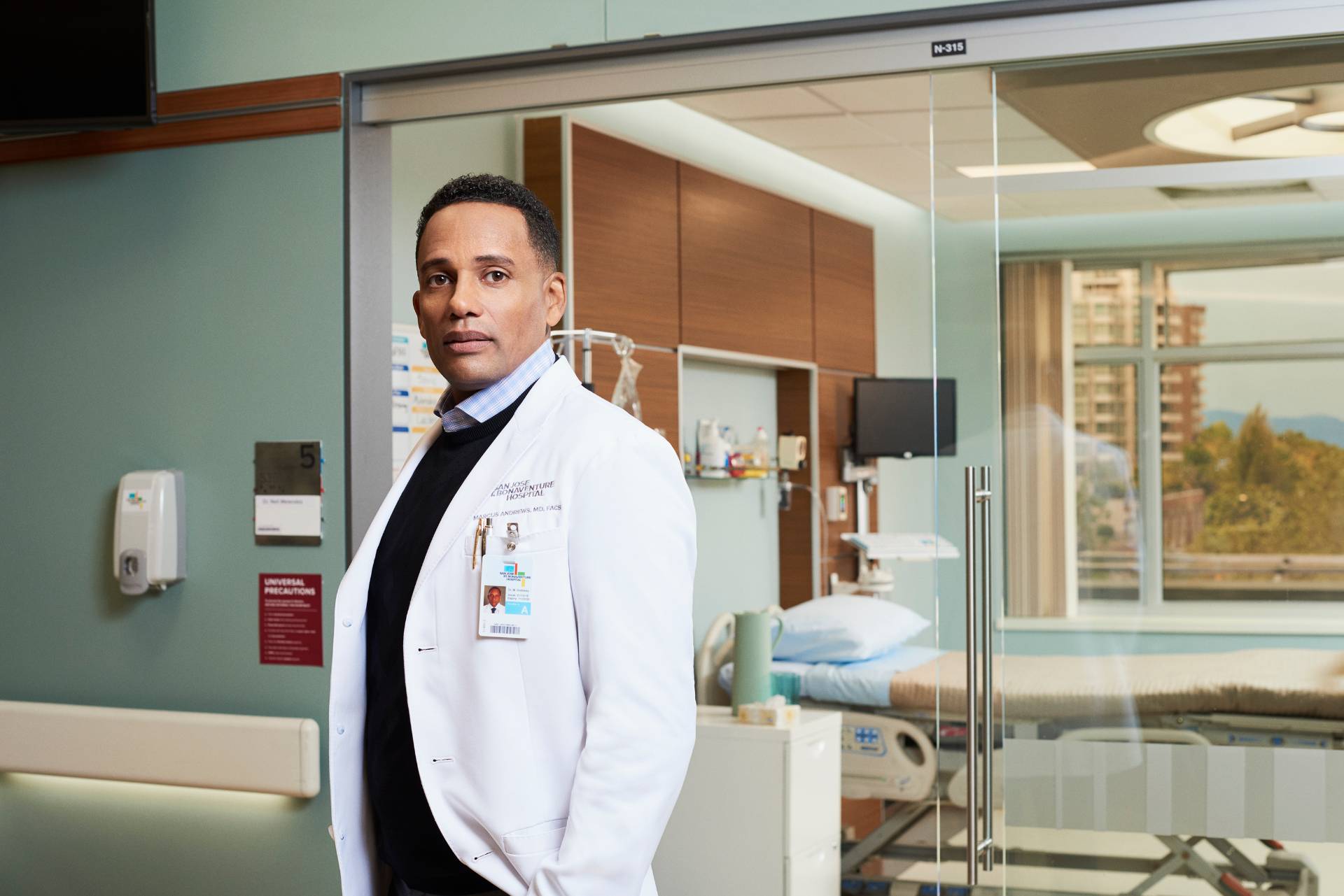 Hill Harper as Dr. Marcus Andrews on The Good Doctor | Lindsay Siu via Getty Images