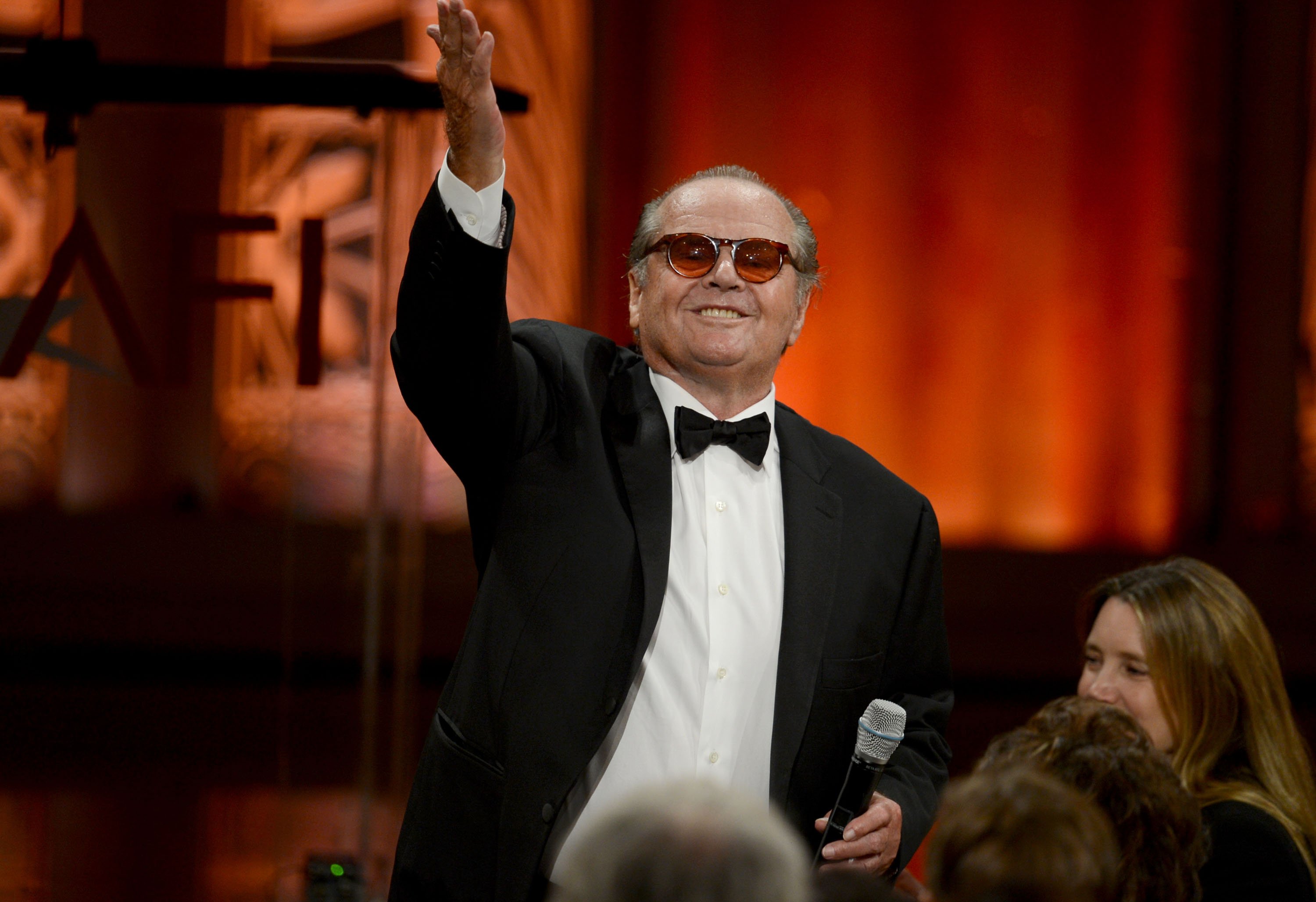 Actor Jack Nicholson speaks onstage at the 40th AFI Life Achievement Award