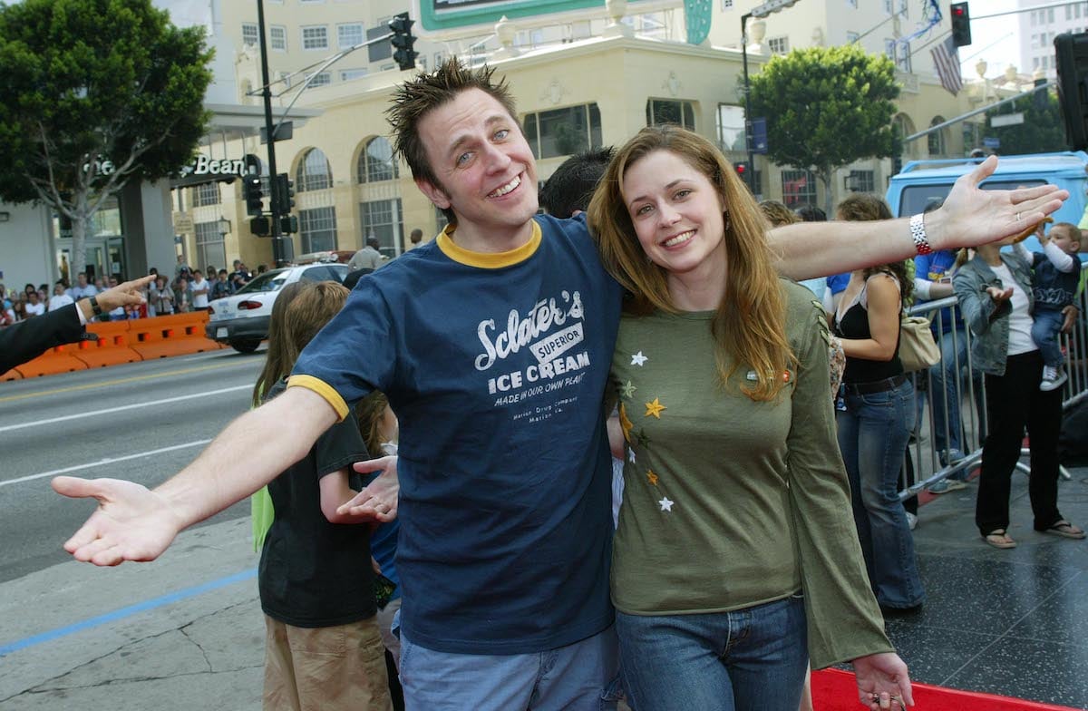 Jenna Fischer and James Gunn