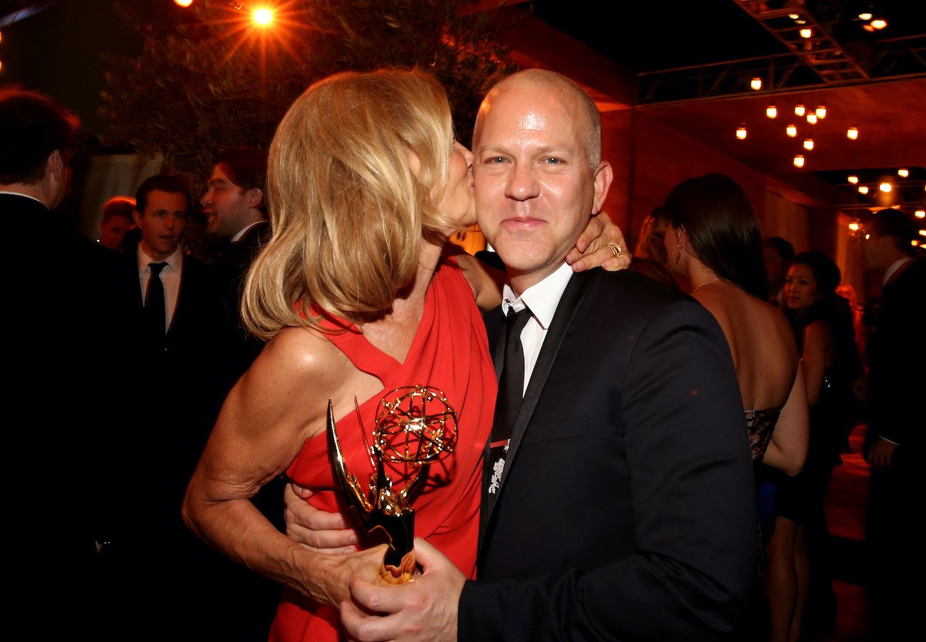 Jessica Lange and Ryan Murphy of AHS