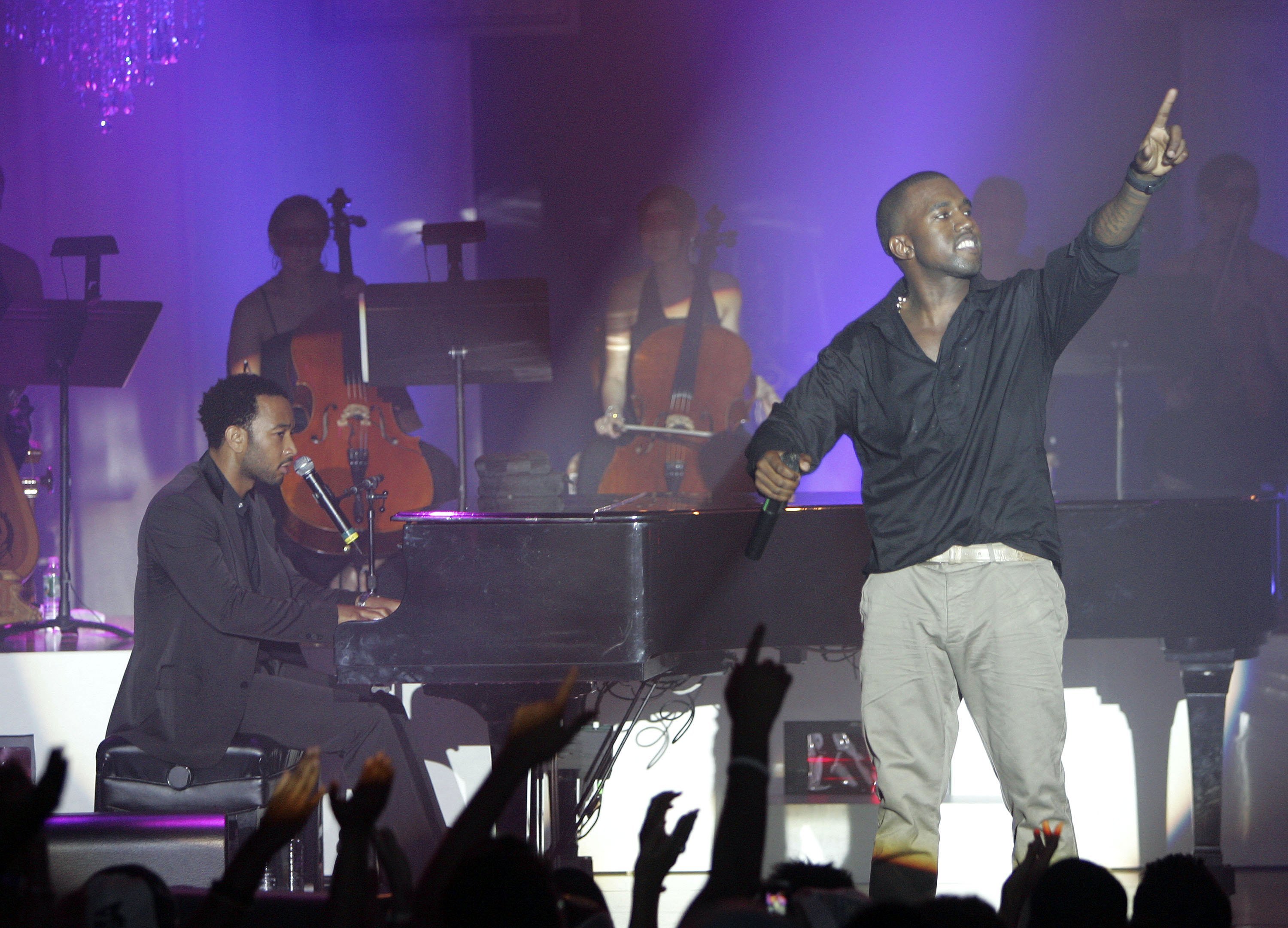 John Legend and Kanye West